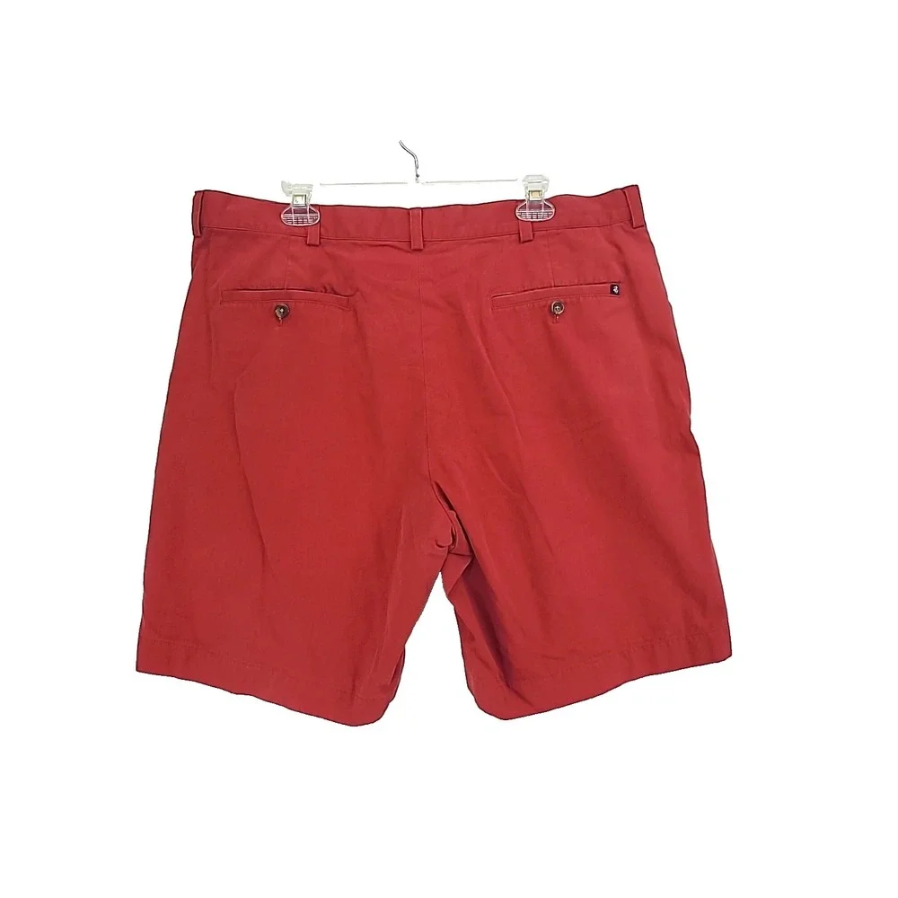 Brooks‎ Brothers 346 Shorts 100% Cotton Red Flat Front